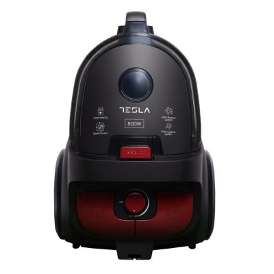 TESLA Aspirateur Sans Sac 83db 800w Gris/rouge  Bgl501eu