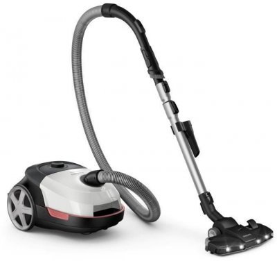 PHILIPS Aspirateur traineau avec sac -  XD6122/12 - 900 W - 4 L - Blanc polaire 