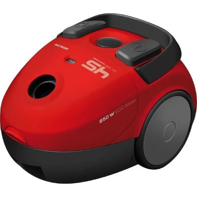 SENCOR Aspirateur tra&icirc;neau avec sac  svc 45RD-EUE3 - Moteur eco 850 w - 79 dBA - 1,5 l - Rouge