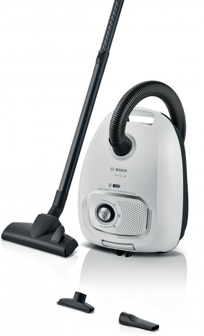 BOSCH Aspirateur tra&icirc;neau  BGB41WH1 - S&eacute;rie 4 - 75 dB - Blanc