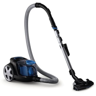 PHILIPS Aspirateur traineau sans sac -  FC9331/09 - 900 W - 1.5 L - Noir intense et bleu