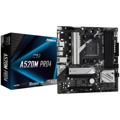 ASROCK  A520M Pro4 Emplacement AM4 micro ATX