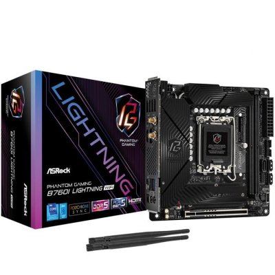 ASROCK  B760I Lightning WiFi Intel B760 LGA 1700 mini ITX - Neuf