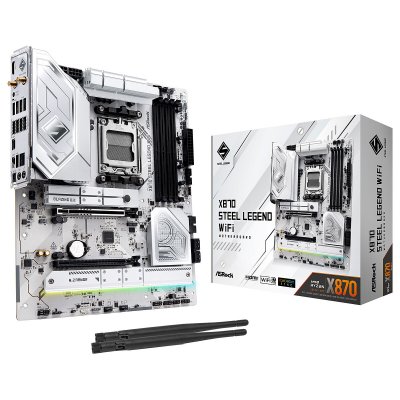 ASROCK  Carte M&egrave;re X870E Steel Legend WiFi (AM5) 