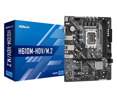 ASROCK  H610M-HDV/M.2 Intel H610 LGA 1700 micro ATX