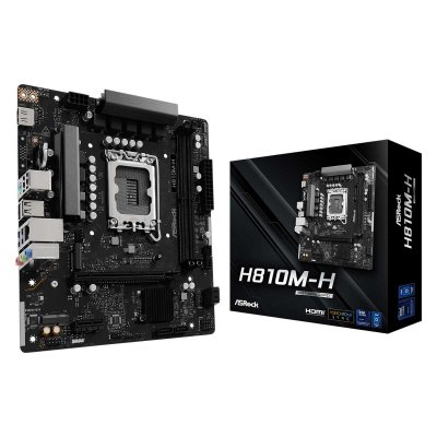 ASROCK  H810M-H Intel H810 LGA 1851 (Socket V1) micro ATX