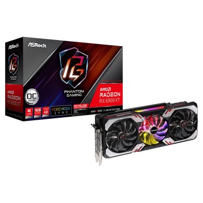 ASROCK  Radeon RX 6900 XT - Phantom Gaming D - 16 Go
