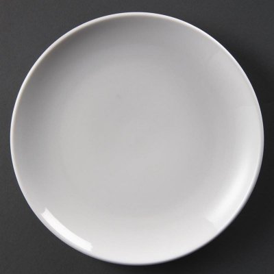 OLYMPIA Assiettes plates rondes 230(&oslash;)mm - lot de 12 -  - - porcelaine