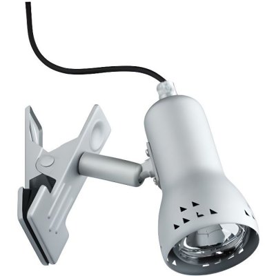 PAULMANN Assistent Gryps Spot pince E14 Acier bross&eacute;