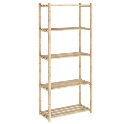 ASTIGARRAGA  - 479B200 &ndash; &Eacute;tag&egrave;re 5 tablettes bricolage 170 x 6 cm