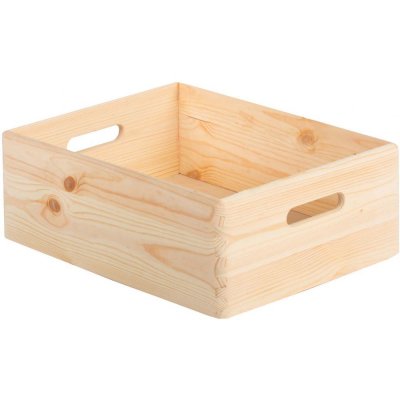 ASTIGARRAGA  Caisse de rangement empilable pin - 40 x 30 x 14 cm