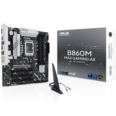 ASUS  B860M MAX GAMING AX Intel B860 LGA 1851 (Socket V1) micro ATX - Neuf