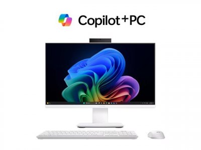 ASUS  ExpertCenter P600 AiO PM640KA-WPC026X 23.8"" AMD Ryzen AI 7 32 Blanc 1 To