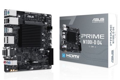 ASUS  PRIME N100I-D D4 NA (CPU int&eacute;gr&eacute;) mini ITX