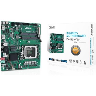 ASUS  Pro H610T D4-CSM Intel H610 LGA 1700 mini ITX