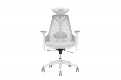 ASUS  ROG Destrier Ergo Core White Si&egrave;ge de jeu sur PC Si&egrave;ge respirant Blanc - Neuf