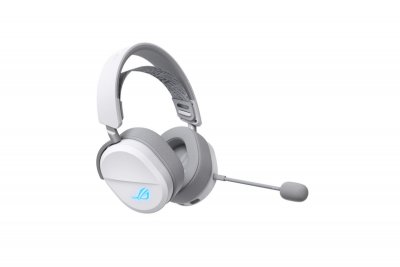 ASUS ROG Pelta White - Casque Gaming sans Fil - connectivit&eacute; tri-Mode avec Speednova