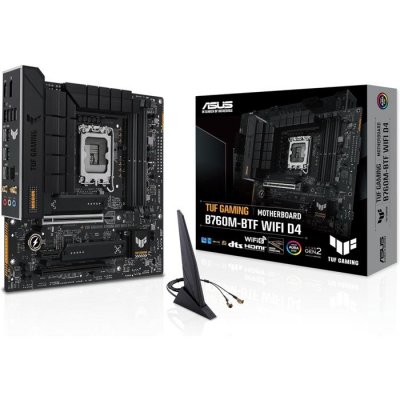 ASUS  TUF GAMING B760M-BTF WIFI D4 Intel B760 LGA 1700 micro ATX