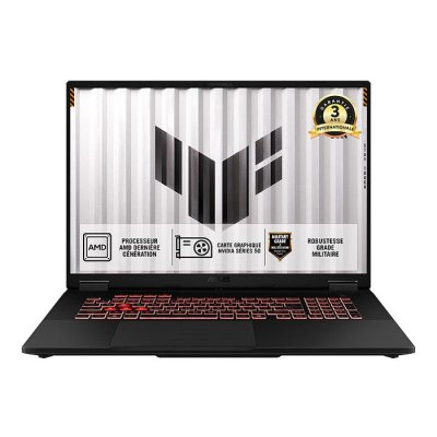 ASUS  Tuf Gaming Tuf808um-dics8102w 18"" Amd Ryzen&acute; 7 16 Go Noir, Gris 512 Go