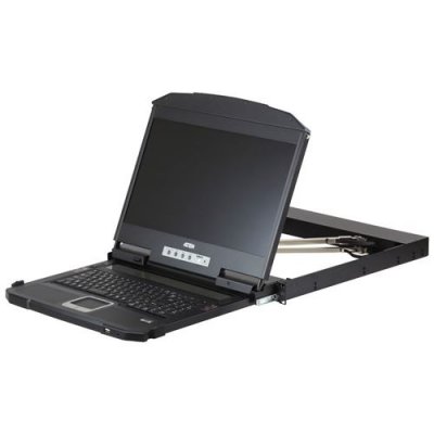 ATEN CL3800NW D Console KVM USB HDMI DVI VGA Dual Rail Allemand Noir