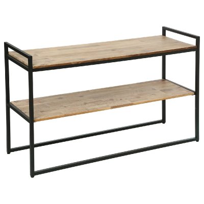 Atmosphera - Console Edena - 2 Plateaux - Bois d'Acacia