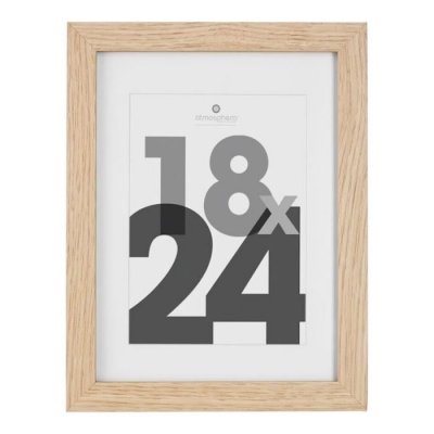 PARIS PRIX Atmosphera Cr&eacute;ateur d'int&eacute;rieur - Cadre Photo Bois 18x24cm Naturel