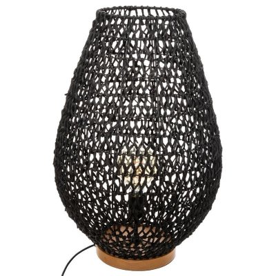 ATMOSPHERA  Cr&eacute;ateur d'int&eacute;rieur - Lampe &agrave; Poser Design Etel 55cm Noir