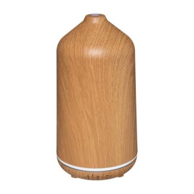  Atmosphera Diffuseur d'huiles essentielles, effet bois 250ml  - Blanc