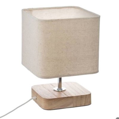 ATMOSPHERA  - Lampe &agrave; Poser en Bois Toxey H 21 cm