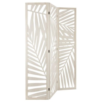 ATMOSPHERA Paravent contemporain - 170 x 120 x 1,8 cm - Blanc