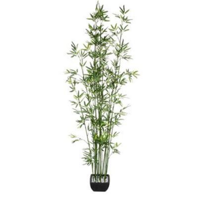 Atmosphera - plante artificielle bambou pot en c&eacute;ramique h 180 cm