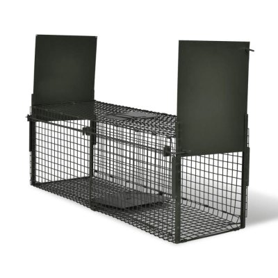 VIDAXL Attrape &agrave; animaux avec 2 portes