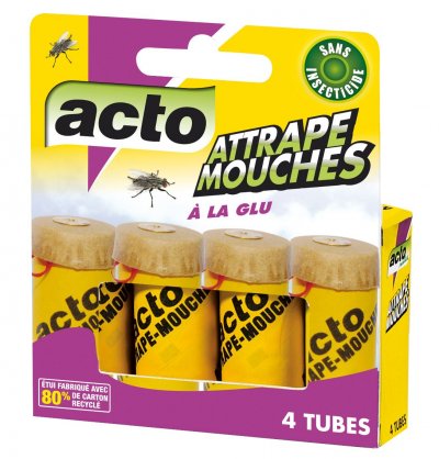ACTO Attrape mouches - Glu - 4 Tubes -  620270