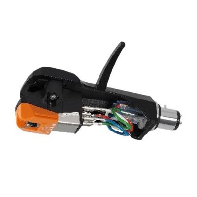 AUDIO TECHNICA  AT-VM95EN/H Headshell/Dual Moving Magnet Cartridge (Black/Orange)