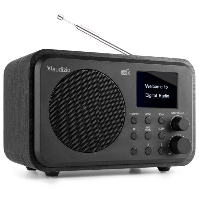 AUDIZIO  Milan radio DAB+ avec batterie et Bluetooth - Noir