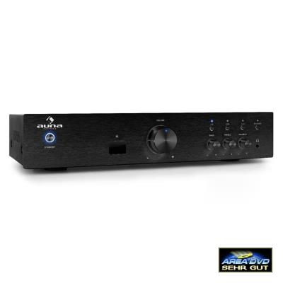 AUNA  AV2-CD508BT Ampli HiFi AUX Bluetooth -noir