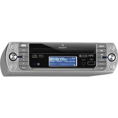 Auna kr-500 cd radio de cuisine internet tuner pll fm lecteur cd mp3 usb 