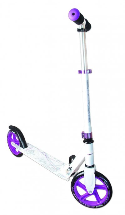 AUTHENTIC SPORTS & TOYS Authentic sports 117 - trottinette en aluminium -blanc /violet