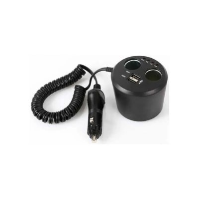 AUTO T AUTO-T Multiprise Allume-Cigare USB Sur Porte Boisson 12/24V