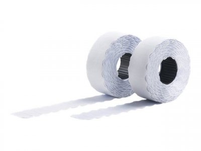 AVERY  Rouleau d'&eacute;tiquettes pour pince &agrave; &eacute;tiqueter - 2 lignes - blanc - enlevable - Lot de 10