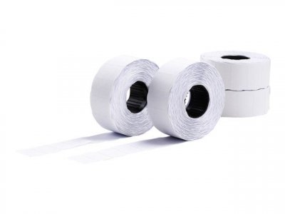 AVERY  Rouleau d'&eacute;tiquettes pour pince &agrave; &eacute;tiqueter - 2 lignes - blanc - permanent - Lot de 10