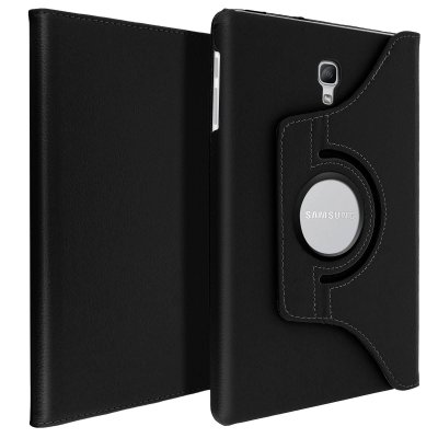 AVIZAR  &Eacute;tui noir avec support de livre pour Samsung Galaxy Tab A 10.5