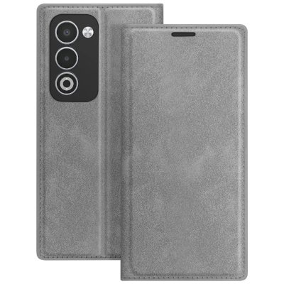AVIZAR  &Eacute;tui pour Oppo A5 Folio Classique avec Fonction Support Gris