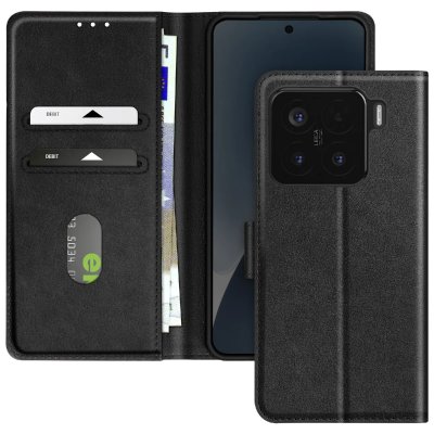 AVIZAR  &Eacute;tui pour Xiaomi 15 Clapet Portefeuille et Support Vid&eacute;o Noir