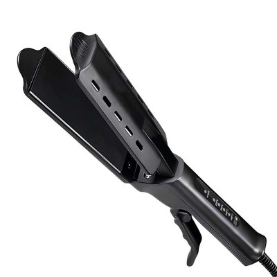 AVIZAR  Fer &agrave; Lisser / Boucler pour Tous Types de Cheveux 45W Noir