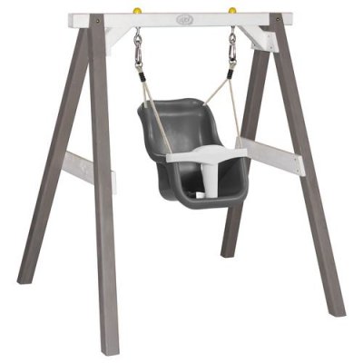 AXI  baby swing gris et blanc avec siege gris et blanc A030.301.11