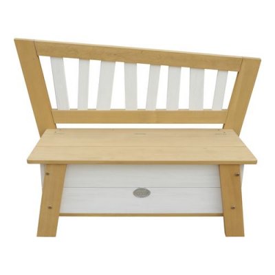 AXI  banc de rangement de jouets corky marron blanc A031.042.01