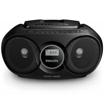 PHILIPS AZ215 Lecteur CD portable AUX, CD, noir - 