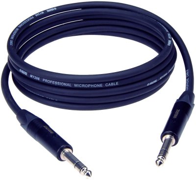 KLOTZ B4PP1-0500 c&acirc;ble microphone jack 3br. - jack 3br. 5m
