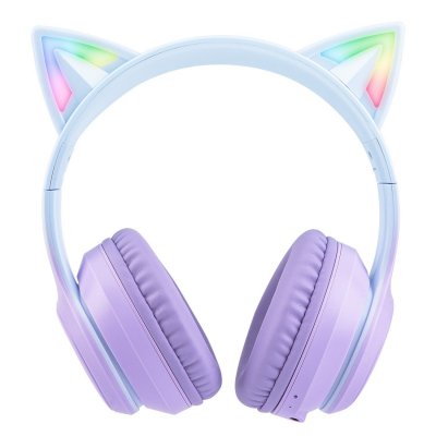 ONIKUMA B90 Casque Gaming RGB Micro Haute Sensibilit&eacute; - Violet D&eacute;grad&eacute; - Neuf